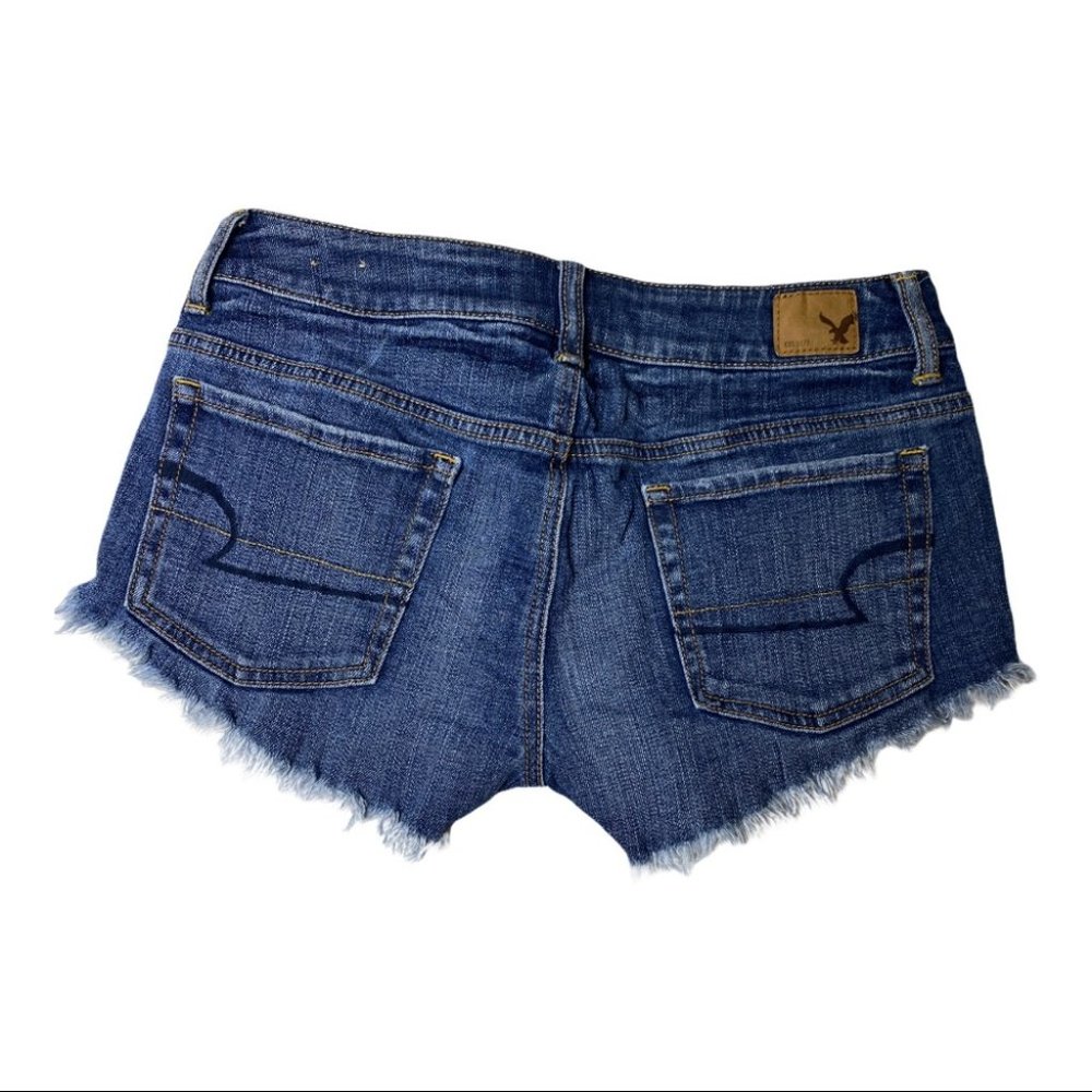 SALE 💚 American Eagle Floral Embroidered Shorts Size 02 - Picture 4 of 8